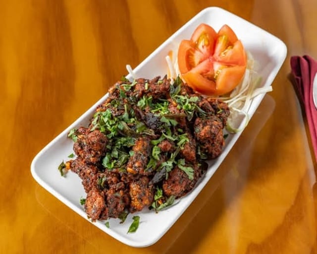 Bucket Curry Leaf Chicken.