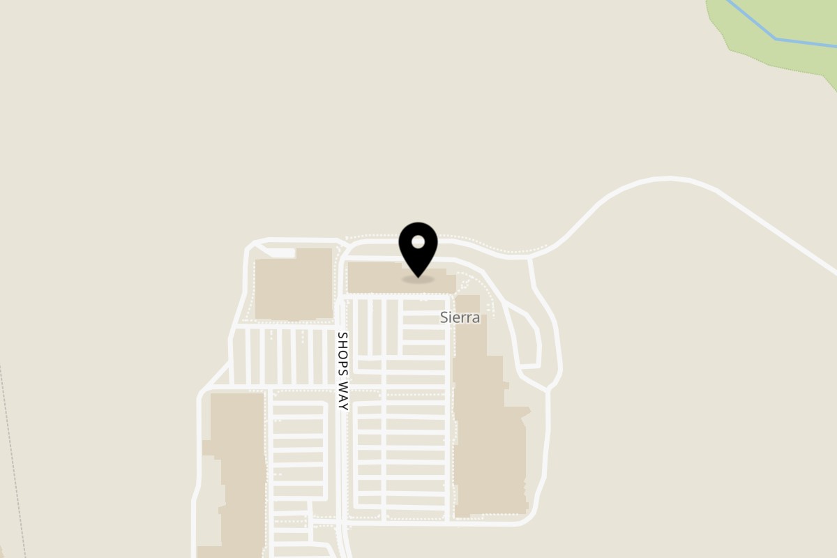 Map showing the location of Peppers Indian Cuisine on 8110 Shops Way in Northborough